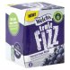 fruit fizz concord grape blast, 4 pack