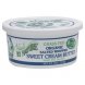 Natural by Nature certified organic sweet cream butter salted whipped Calories