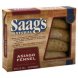 Saags natural smoked chicken sausage asiago fennel Calories