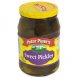 Peter Pipers sweet pickles Calories