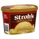 Strohs premium ice cream lemon custard Calories