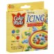 Cake mate writing icing blue, green, yellow, red Calories