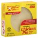 Willow Tree Poultry Farm chicken pie chunk style white meat Calories