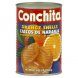 Conchita orange shells in extra heavy syrup Calories