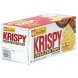 Krispy unsalted tops crackers
