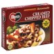 creamed chipped beef with sauteed beef