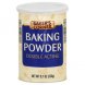 baking powder double acting