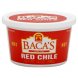 Bacas red chile hot Calories