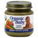 Organic Baby green beans & rice Calories