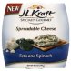 J.L. Kraft Collection specialty gourmet cheese spreadable, feta and spinach Calories