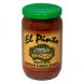 El Pinto medium green chile sauce all natural Calories