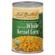corn whole kernel, organic, supersweet