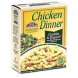 chicken dinner, cheddar & broccoli