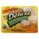 Lunchables deluxe lunch combinations turkey & chicken with swiss & cheddar Calories