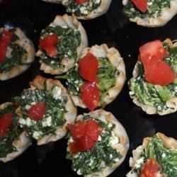 Spinach Phyllo Cups