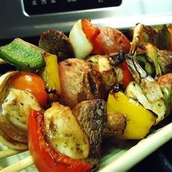Tangy Almond Chicken Kabobs