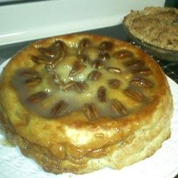 Upside Down Caramel Apple Pie