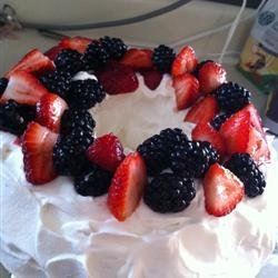 Strawberry Angels' Cake