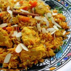 Kashmiri Chicken, Cardamom and Saffron Pilau: Spiced Indian Rice