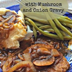 Cube Steak With Onion Mushroom Gravy