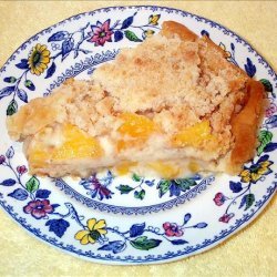 Peach Custard Pie
