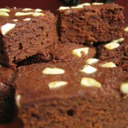 Toffee Topped Fudgy Brownies