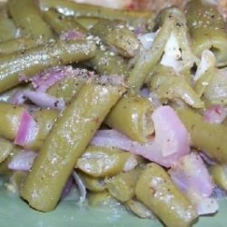 Green Beans With Red Onions