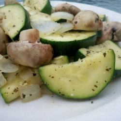 Zucchini and Mushroom Skillet