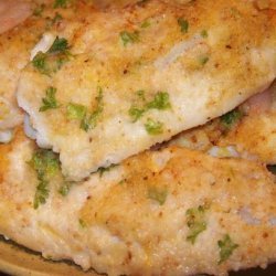 Oven Baked Fish Fillets With Parmesan Cheese