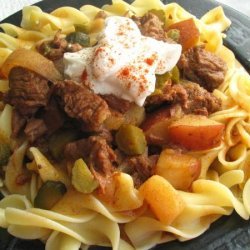 Authentic Hungarian Goulash  gulyasleves 