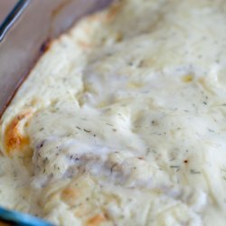 Fish Baked with Sour Cream