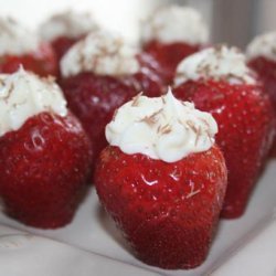 Filled Strawberry Cheesecakes