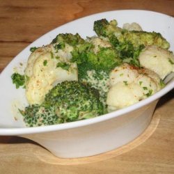 Broccoli and Cauliflower in Mustard Sauce