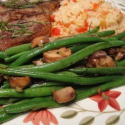 Mushrooms and Green Beans