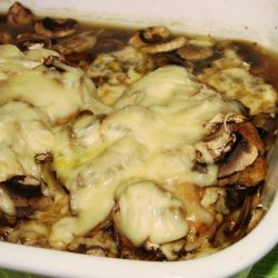 Mozzarella Chicken and Mushrooms