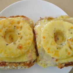 Toast Hawaii - Open Faced Sandwich for a Snack or Dinner
