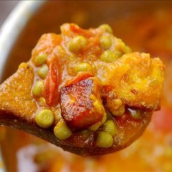 Mutter Paneer -- Indian Cheese Curry