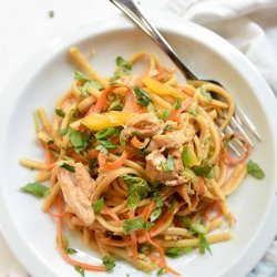 Chicken and Peanut Noodles