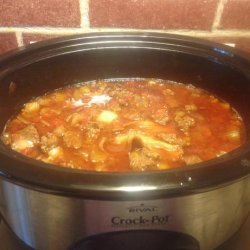 Cowboy Steak Chili in a Crock Pot