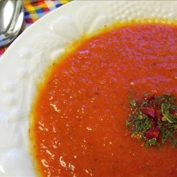 Tomato and Roasted Red Pepper Soup