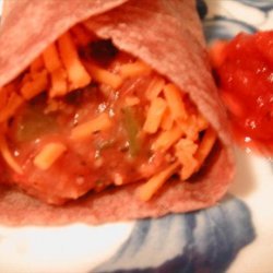 Easy Veggie Burrito for one (Vegan)