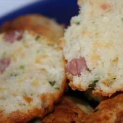 Ham and Sharp Cheddar Biscuits