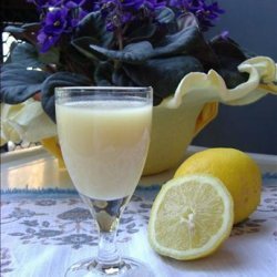 Lemon cream liqueur