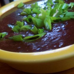 Black Bean & Salsa Soup