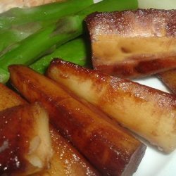 Maple and Vinegar Caramelized Parsnips