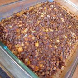 Barbecue Baked Lentils