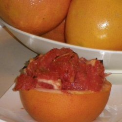 Broiled Grapefruit With Honey, Vanilla & Cardamom