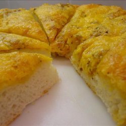Cheese-Crusted Flat Bread