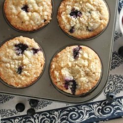 Blue Blueberry Muffins