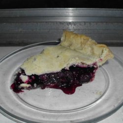 Fresh Blueberry Pie